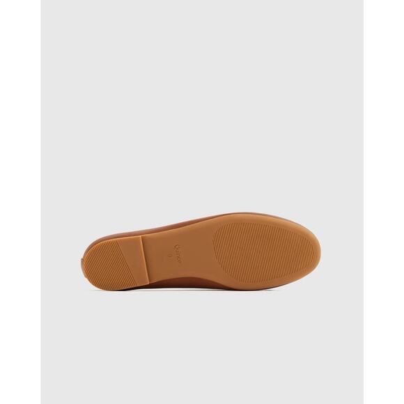 Quince Italian Leather Glove Ballet Flat Cognac 9.5 New - Picture 4 of 10